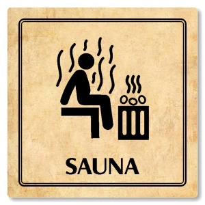 Sauna, 100x100mm, pergamen, Utah